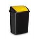 PAPELERA PLASTICO CEP BASC. AMARILLO 50L